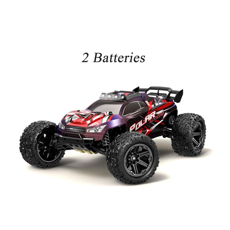 1:8 1:18 High Speed Remote Control Car ,4WD RC Driving Toy Cars for Boy, 40/45 Km/H Off-Road RC Truck, Monster Truck Includes 2 Rechargeable Batteries, 11 12 13 Year Old Girls Boys Gifts RC Cars Adults