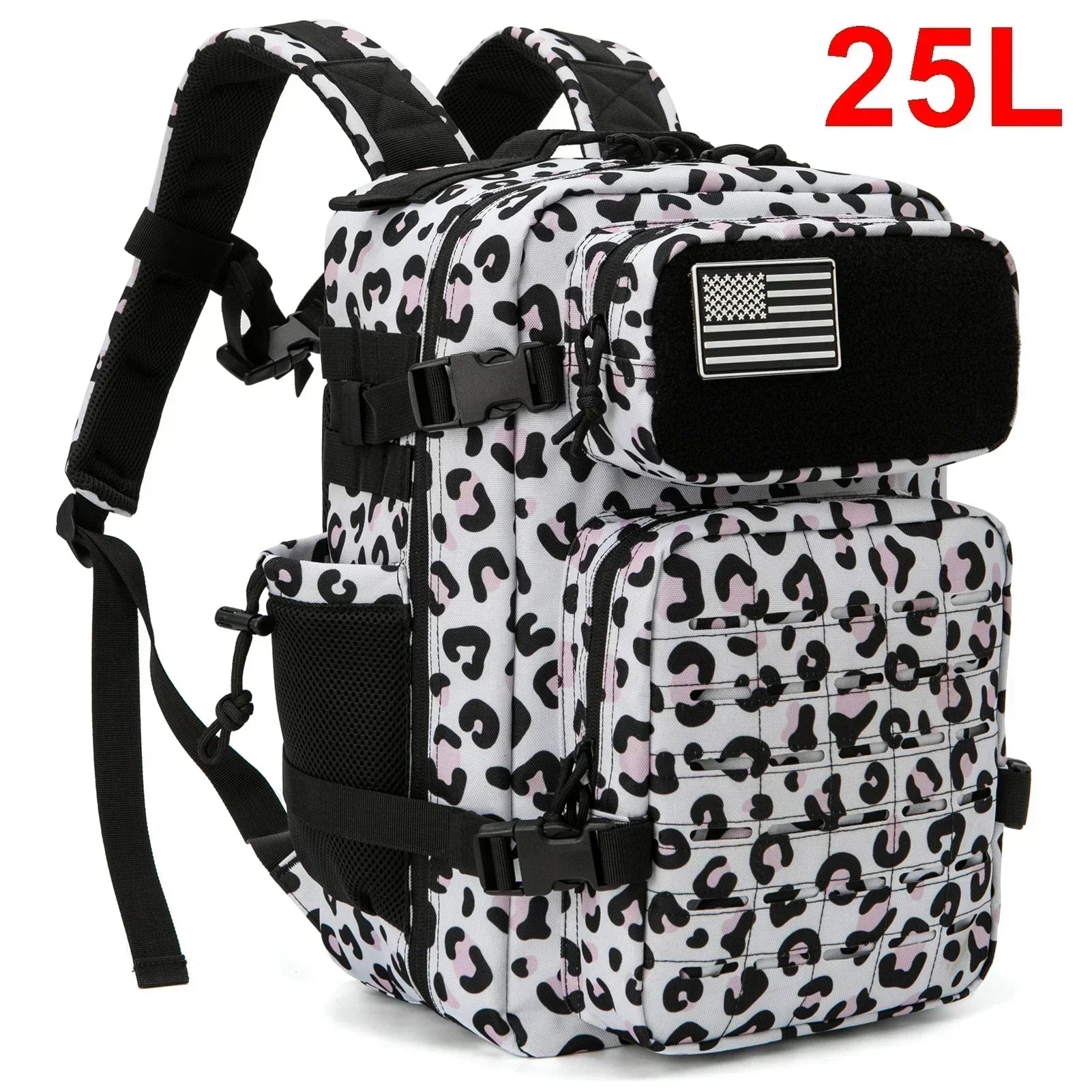 25-45L Tactical Pro Backpack: Rugged Outdoor & Gym Rucksack