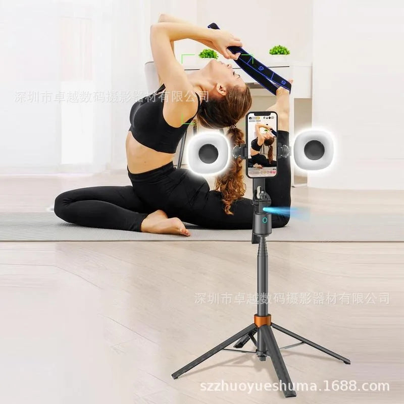 TrackShot™ Smart Face-Tracking Tripod with Integrated Fill Lights
