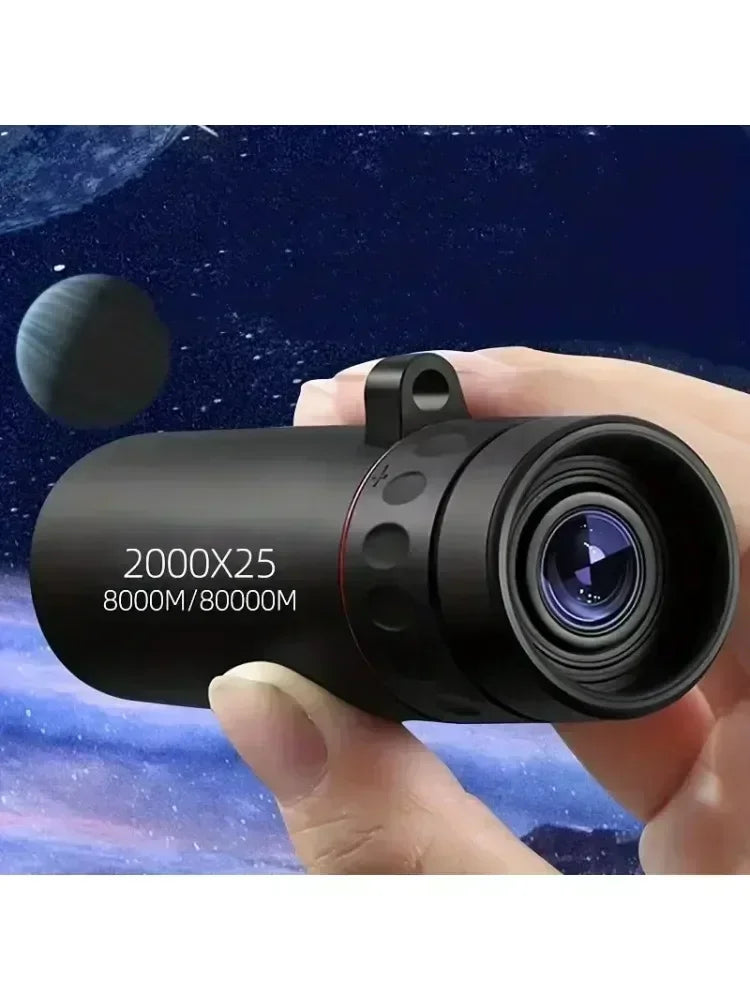 2026 HD 2000x25 Compact Monocular Telescope