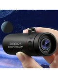 2026 HD 2000x25 Compact Monocular Telescope