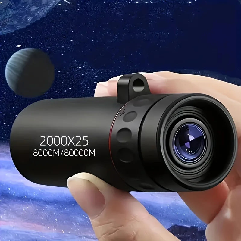 2026 HD 2000x25 Compact Monocular Telescope