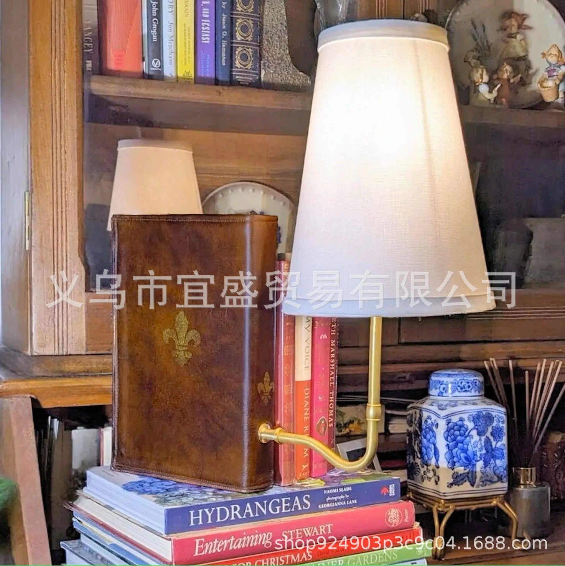 NovelLight™ Bookshelf Lamp: Vintage Charm & Warm Illumination