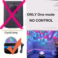 Smart Remote RGB Galaxy Projector: Auto-Rotating LED Aurora Lamp