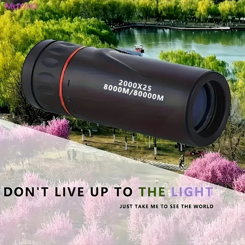 2026 HD 2000x25 Compact Monocular Telescope