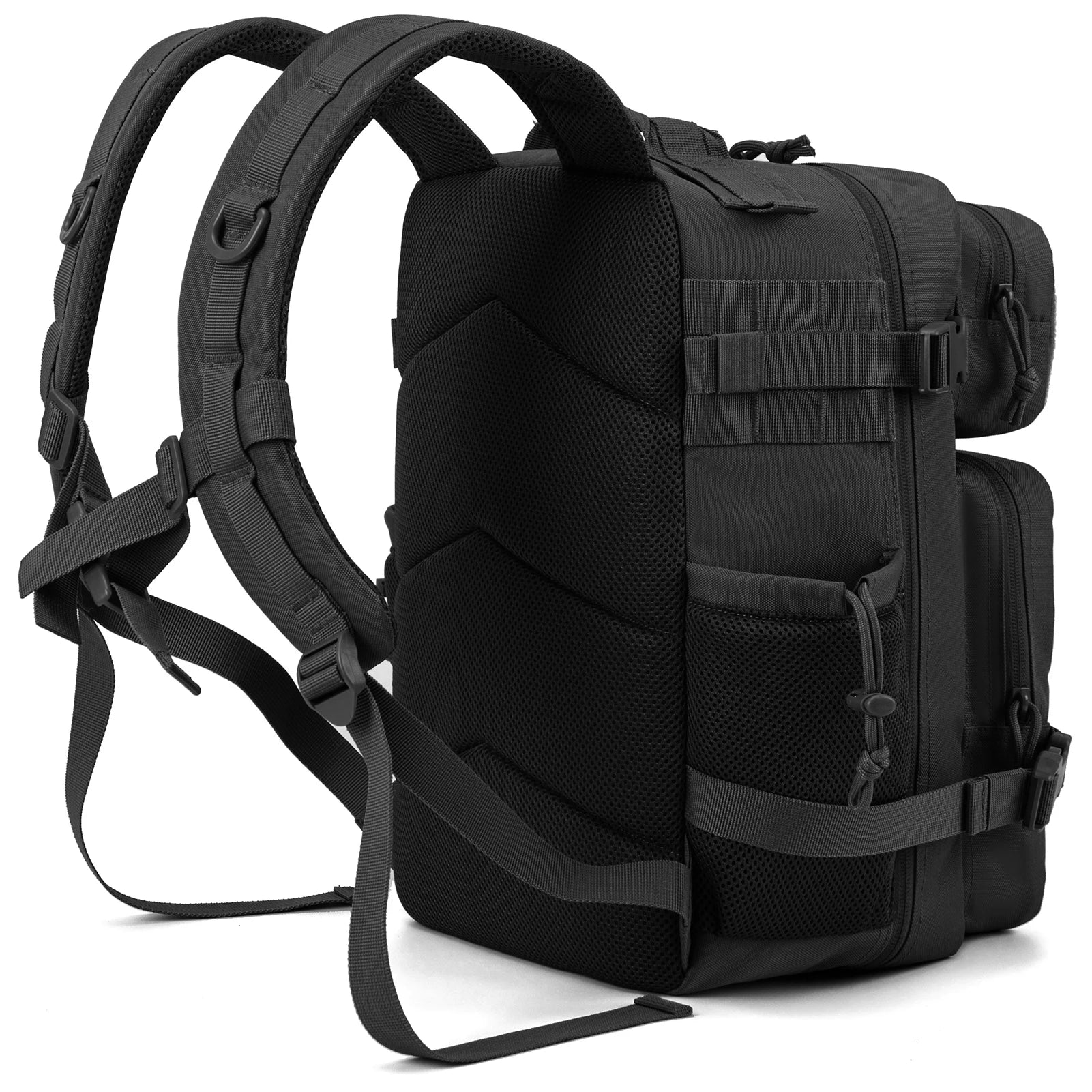 25-45L Tactical Pro Backpack: Rugged Outdoor & Gym Rucksack