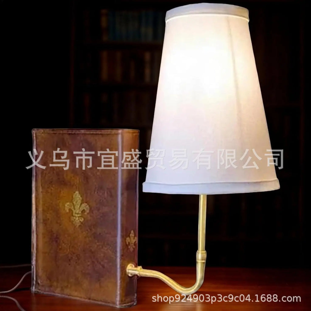NovelLight™ Bookshelf Lamp: Vintage Charm & Warm Illumination