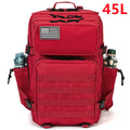 25-45L Tactical Pro Backpack: Rugged Outdoor & Gym Rucksack