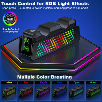 Bee'S Nest for PS5/PS5 Slim/Ps5 PRO  FC401 Dual Fast Controller Charger for PS5 Dualsense/Dualsense Edge Gamepad