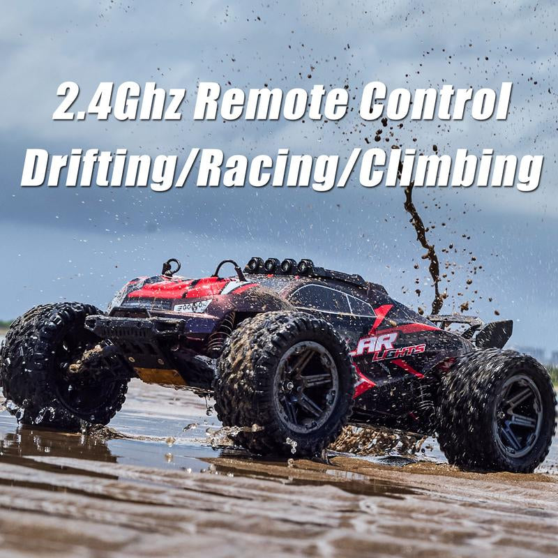 1:8 1:18 High Speed Remote Control Car ,4WD RC Driving Toy Cars for Boy, 40/45 Km/H Off-Road RC Truck, Monster Truck Includes 2 Rechargeable Batteries, 11 12 13 Year Old Girls Boys Gifts RC Cars Adults
